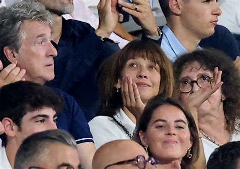 Photo François Cluzet Sophie Marceau People dans les tribunes lord