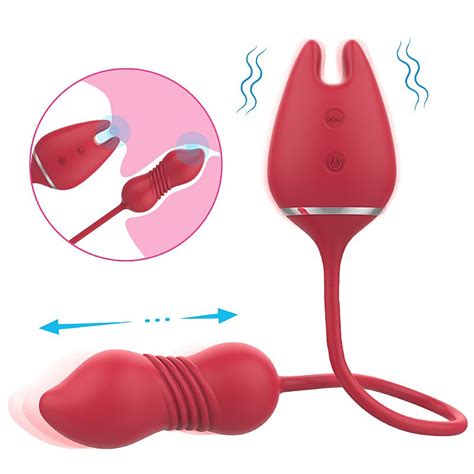 Vibrador de Ponto G Vai e vem Estimulador de Clitóris Wonder