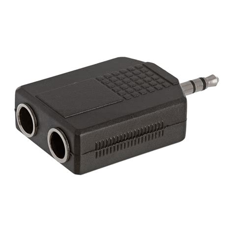 35mm Stereo Plug To 2x635mm Mono Jack Adapter