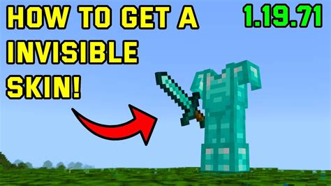 How To Get A Invisible Skin In Minecraft Minecraft Bedrock