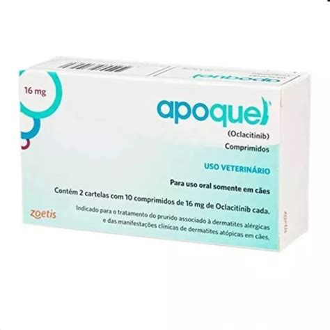 Apoquel Dermatol Gico Anti Coceira Mg Original Zoetis Frete Gr Tis