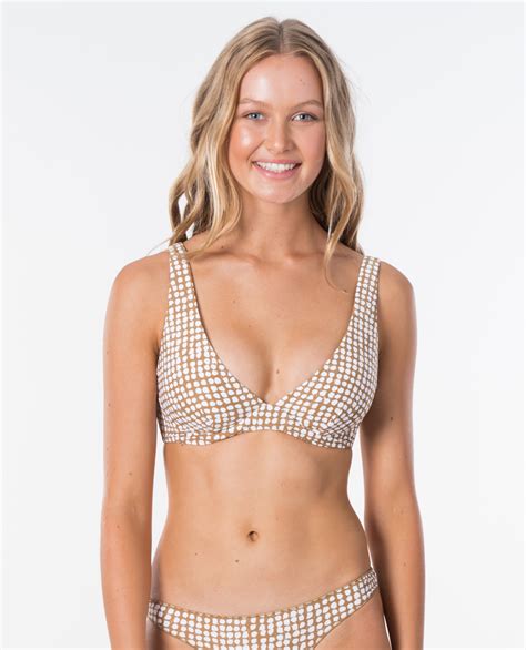 Rip Curl Paradise Cove D DD Plunge Bikini Top Ozmosis Swimwear