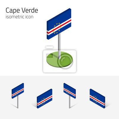 Bandeira de cabo verde república de cabo verde jogo do vetor