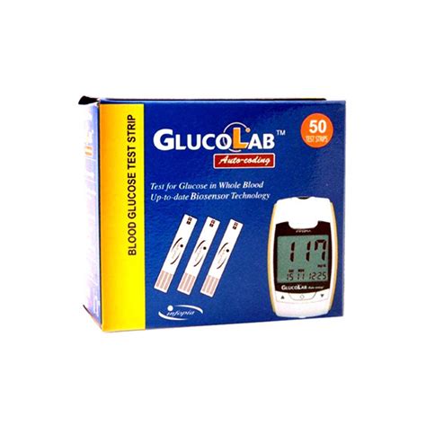 Glucolab Blood Glucose Strips 50 Test | Sifsaf