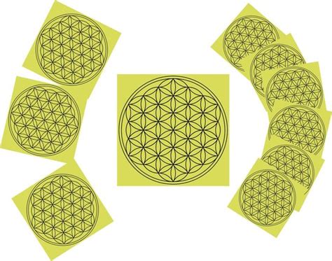 Flower Of Life Levensbloem Sticker Set Bol