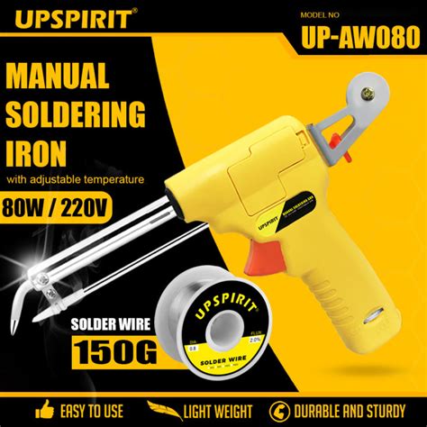 Upspirit 60w80w Electric Handheld Soldering Iron Gun Automatically