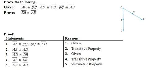 Segment Proofs Diagram Quizlet