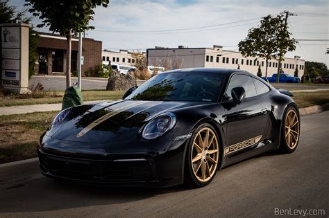 Black And Gold Porsche 992