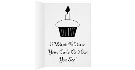 Sexy Birthday Cards For Him Cake Zazzle