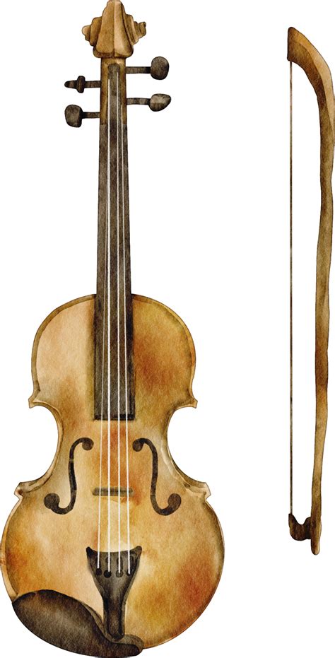 Free Watercolor Violin Music Instrument 16540648 PNG With Transparent