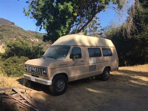 Ford Econoline E 350 1986 Camper Van Classic Ford E Series Van 1986