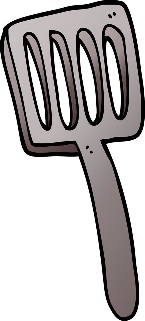 Cartoon Doodle Food Spatula 12184906 Vector Art At Vecteezy