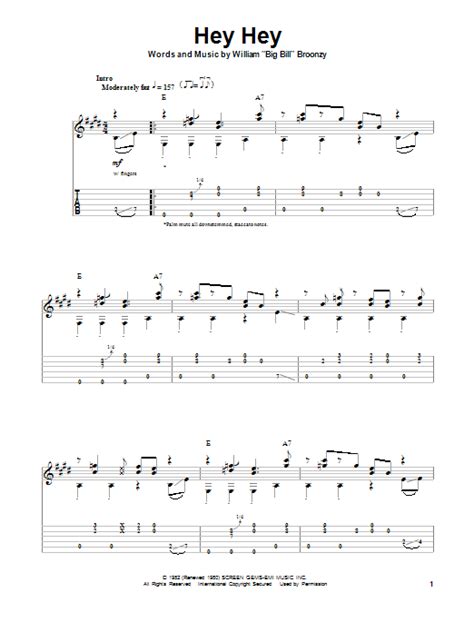 Hey Hey By Eric Clapton Guitar Tab Play Along Guitar Instructor