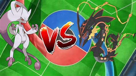 MEGA MEWTWO VS MEGA RAYQUAZA WHO IS BEST YouTube