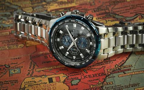 Casio Edifice Chronograph Ef D A Vudf Water Resistant M Black