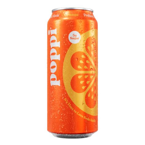 Poppi Prebiotic Orange Soda 16 Fl Oz King Soopers