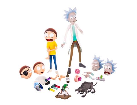 Funko Rick Morty Series Action Figures Set Of