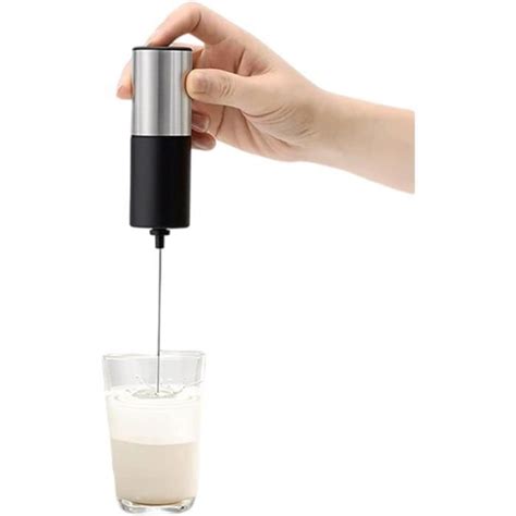 Mousseur Lait Portable Aliment Par Batterie Mousseur Lait