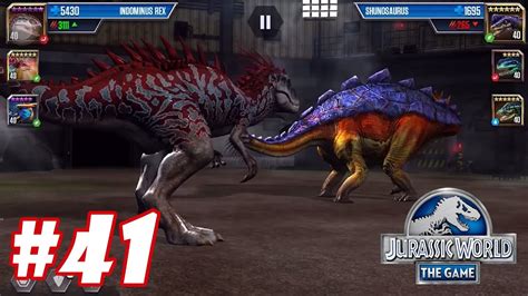 Indominus Rex Vs Shunosaurus Trò Chơi Nuôi Khủng Long đánh Nhau Jurassic World The Game 41