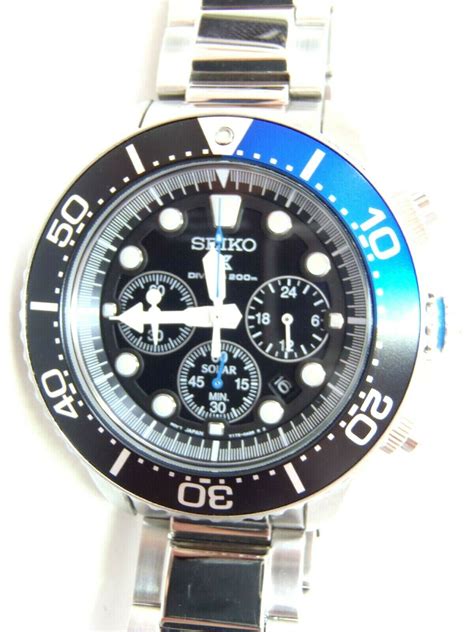 New Seiko Prospex Air Divers 200m Ssc017 Solar Chronograph Watch V175 0ad0 Watchcharts