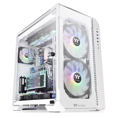 Thermaltake View Snow Argb Tempered Glass Usb E Atx Mid Tower