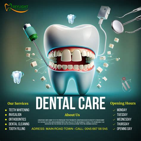 Dental Care Poster Template Postermywall