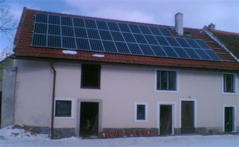 Fotovoltaická elektrárna 7 92 kWp bez baterie Martinice u Březnice