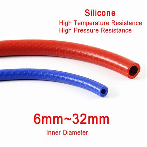 Silicone Tubing Reinforced Braided Tube Air Water Pipe Hose Heat