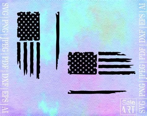 Free American Distressed Flag Svg Free Svg With Seleart Distressed