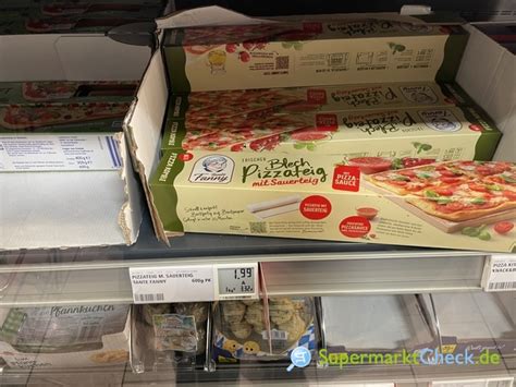 Tante Fanny Blech Pizzateig Mit Sauerteig 600g Preis Angebote