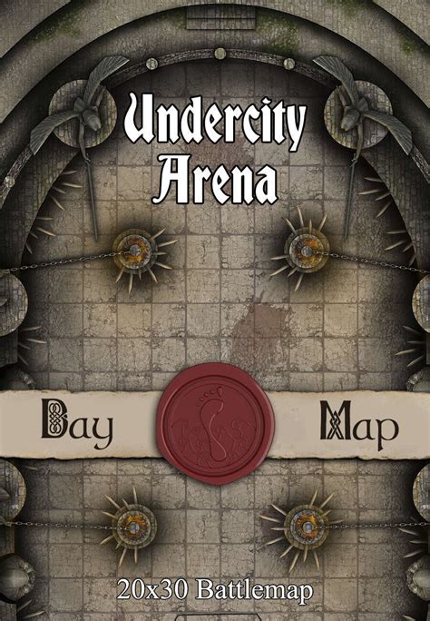 X Battlemap Undercity Arena Seafoot Games Dungeons