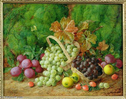 Artwork Replica Still Life With Fruits By George Clare