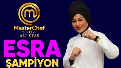 Esra MasterChef All Star 2023 şampiyonu oldu Esra Tokelli masterchef