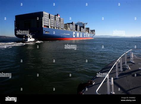 The Cma Cgm Benjamin Franklin The Eighth Largest Cargo Vessel In The