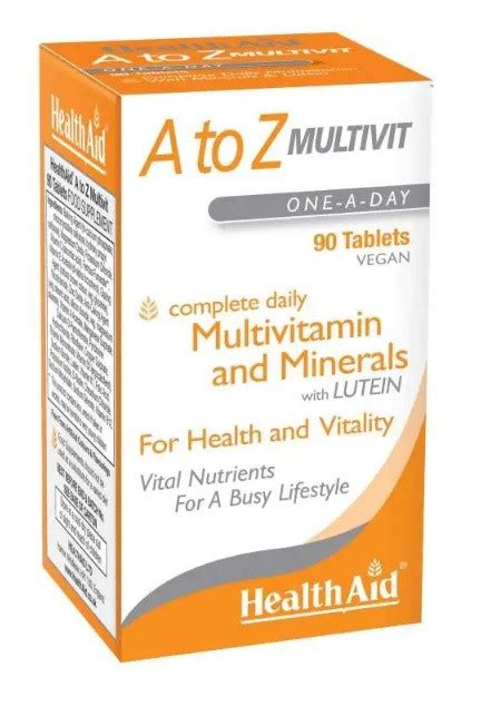 Healthaid Multivitamins And Minerals A To Z Tablets