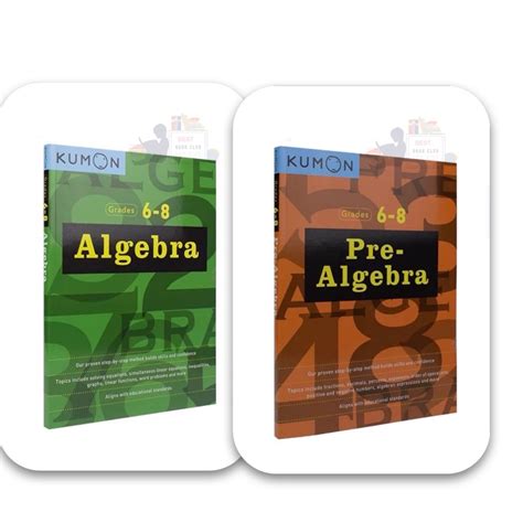 Kumon Math Workbooks Middle School 5 Books Pre Algebra And Algebra Intro To Geometry