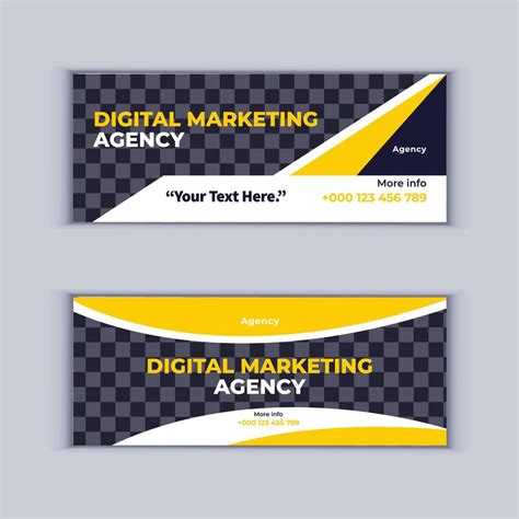 Digital Marketing Agency Banner Design Set Of Two Professional