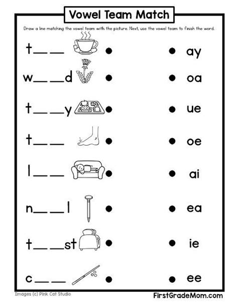 Worksheet Ch Words Phonics A Worksheet Blog Vowel Teams