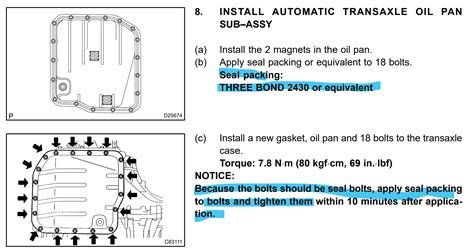 Oil Pan Bolt Torque Specs Ford Truck Enthusiasts Forums Off