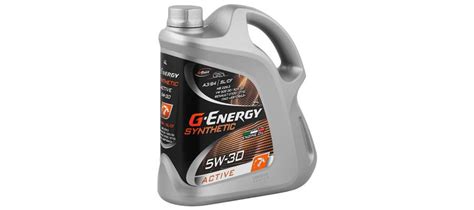 Обзор масла G Energy Synthetic Active 5W 30 тест плюсы минусы