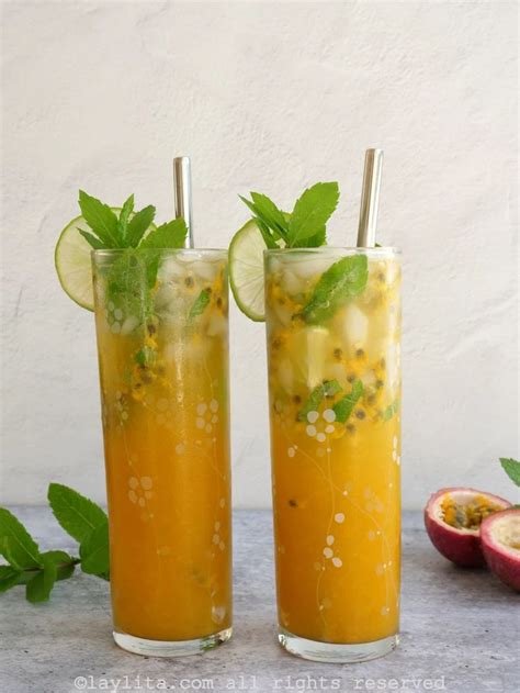 Mojitos De Maracuy Chinola Parchita Coctel De Maracuya Maracuya