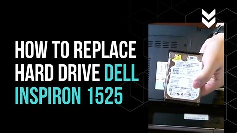 How To Replace Hard Drive Dell Inspiron 1525 Youtube