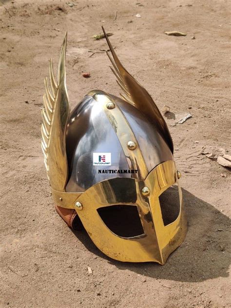 Casco vikingo con máscara medieval réplica de armadura de guerrero