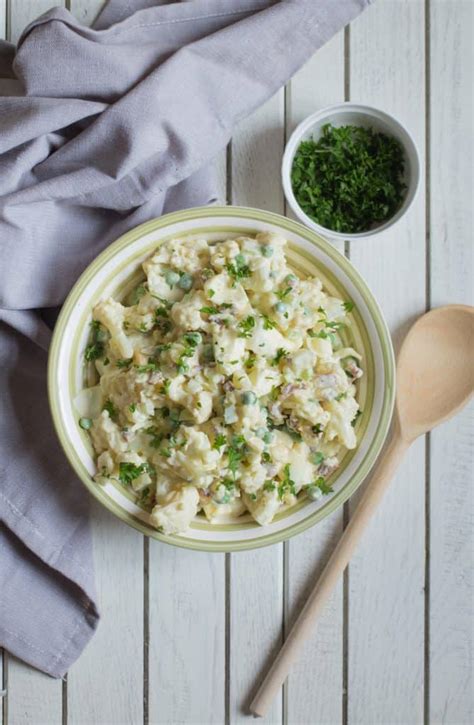 Cauliflower Potato Salad Recipe With Bacon