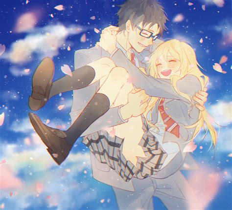 Shigatsu Wa Kimi No Uso Your Lie In April Kousei Kaori Shigatsu Wa