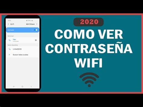 Como Ver La Contrase A Wifi Desde Tu Telefono Movil Celular Sin App