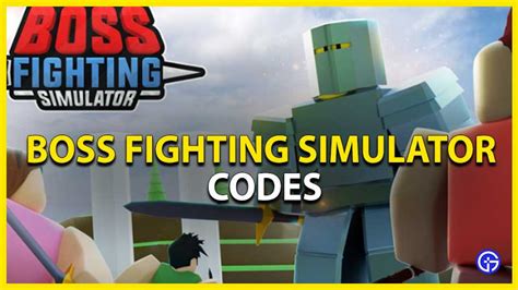 Boss Fighting Simulator Codes Roblox August