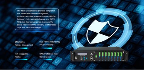 Pon Port Catv Optical Amplifier Wdm Edfa Yedfa Vsol