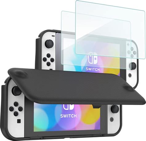 Dlseego Schutzh Lle F R Nintendo Switch Oled Modell Glitzer