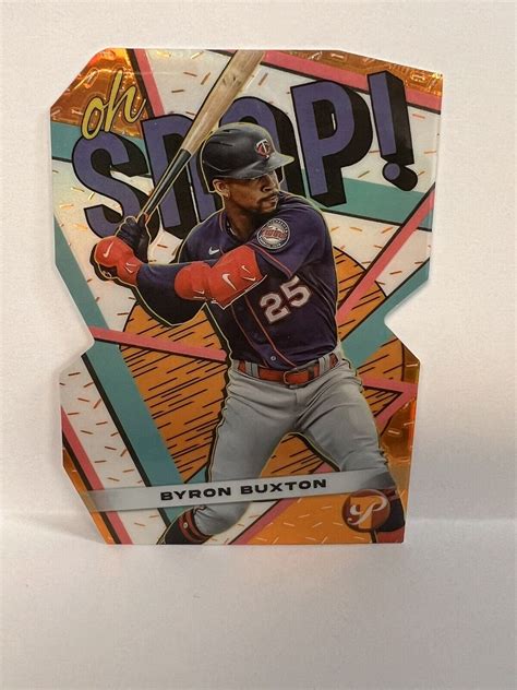 2023 Topps Pristine OS Byron Buxton Oh Snap Orange Refractor 25 EBay